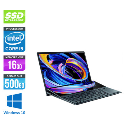 ASUS ZenBook Duo UX482 - PC portable professionnel reconditionné - i5-1135G7 - 16Go - 512Go SSD - Windows 10