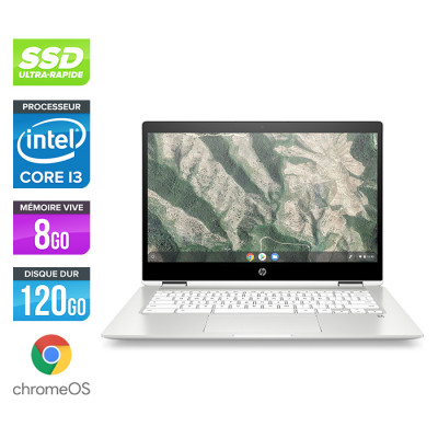 HP ChromeBook x360 14b-ca0012nf - i3 - 8Go - 128Go eMMC - ChromeOS