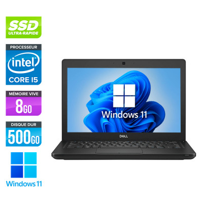 Dell Latitude 5290 - i5 - 8Go - 500Go SSD - Windows 10