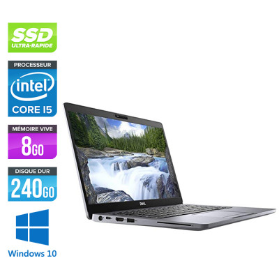 Pc portable - Dell Latitude 5310 reconditionné - i5 10310U - 8Go DDR4 - 240 Go SSD - Windows 10