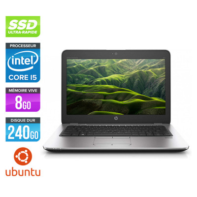 HP Elitebook 820 G3 - i5 6200U - 8Go - 240 Go SSD  - Linux