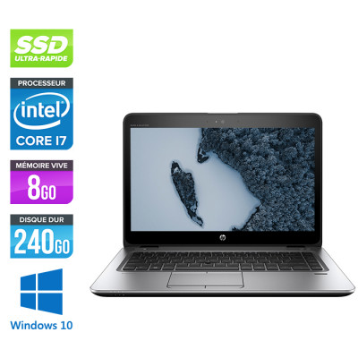 Ordinateur portable reconditionné - HP EliteBook 840 G3 - i7 - 8Go - SSD 240Go - 14'' - Windows 10