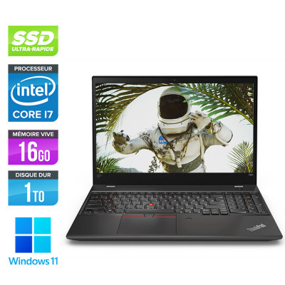 Pc portable reconditionné - Lenovo ThinkPad T580 - i5 - 16Go - 1To SSD - Windows 11