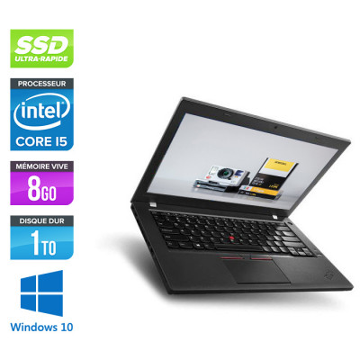 Lenovo ThinkPad X270 - i5 6300U - 8Go - 500Go SSD - Windows 10 Famille