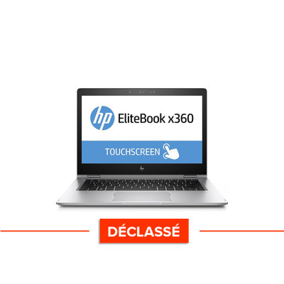 Ultrabook reconditionné - HP EliteBook X360 1030 G2 - i5 - 8Go - 500Go SSD - 13" FHD tactile - W10