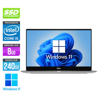 Ultrabook reconditionné - Dell XPS 13 7390 2-en-1 - i5-1035G1 - 8Go DDR4 - 240Go SSD - Full-HD tactile - Windows 11
