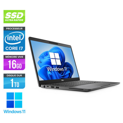 Ultrabook reconditionné - Dell Latitude 5300 - Core i7 - 16Go - 1 To SSD - Windows 11