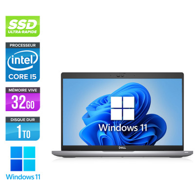 Ultrabook reconditionné - Dell Latitude 5420 - i5 10310U - 32Go DDR4 - 1 To SSD - 14" - Windows 11