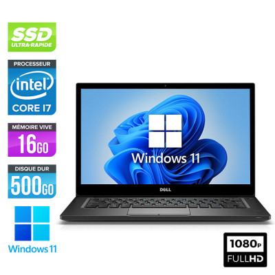 Ultrabook reconditionné - Dell Latitude 7390 - i7 - 16Go - 500Go SSD - Windows 11