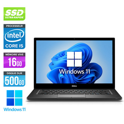 Pc portable reconditionné - Dell 7490 - Core i5 - 16 Go - 500Go SSD - Windows 11