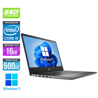 Ultrabook reconditionné pas cher - DELL Vostro 5481 - Intel Core i5-8265U - 16 Go DDR4 - 500 Go SSD - Windows 11