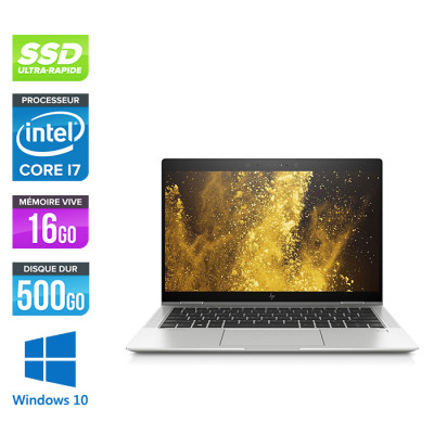 Ultrabook reconditionné - HP EliteBook X360 1030 G3 - i7 - 16Go - 500Go SSD - 13" FHD tactile - W10