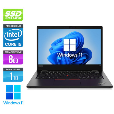 Pc portable reconditionné Lenovo Thinkpad L13 - i5-10310U - 8Go - 1 To SSD - Windows 11