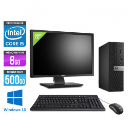 Dell Optiplex 7050 SFF - Windows 10 + Écran 22"