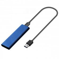 Boîtier M.2 SATA SSD externe + Disque SSD 512Go - Bleu
