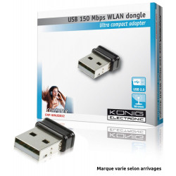 Clé USB Wifi Multimarque - Nano Adaptateur - 150 Mbps