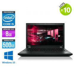 Lot de 10 Lenovo ThinkPad L540 - Windows 10