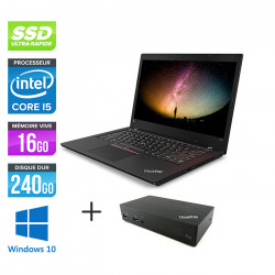 Lenovo ThinkPad L480 - Windows 10 + Pro dock Lenovo 40A7