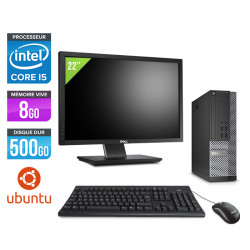 Dell Optiplex 7020 SFF - Ubuntu / Linux + Ecran 22''