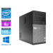 Pc de bureau reconditionné Dell 3010 Tour - Pentium - 4Go - 500Go HDD - Windows 10