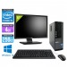 Dell Optiplex 7010 SFF + Ecran 22'' - Core i5 - 4Go - 250Go - Windows 10