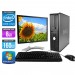 Dell Optiplex 780 Desktop - Core 2 Duo E7500 - 8Go - Ecran 17 pouces