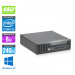 Pc bureau reconditionné - HP EliteDesk 800 G1 USDT - i5 - 8Go - SSD 240 Go - Windows 10
