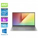 ASUS Vivobook X512FA - Pc portable reconditionné - Intel Core i5-8265U - 8Go de RAM DDR4 - SSD 240GO + 1To HDD - 15,6 pouces FHD - Windows 10