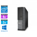 PC bureau reconditionné - Dell Optiplex 3020 SFF - Core i3 - 8Go - 2 To HDD - W10 + Écran 22