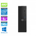 Pack PC de bureau reconditionné - Dell OptiPlex 3050 SFF - Intel Core i5 7500 - 8Go - 240Go SSD - W10