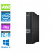 Unité centrale reconditionnée - Dell Optiplex 7050 Micro - i5 - 16Go - 240Go SSD - Win 10
