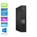 Pc de bureau reconditionné Dell Optiplex 3040 Micro - Core i5 - 16Go - SSD 500Go - W10 - Ecran24