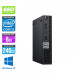 Unité centrale reconditionnée - Dell Optiplex 7060 Micro - i5 - 8Go - 240Go SSD - Win 10