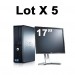 Lot Dell Optiplex 380 + Ecran TFT 17" + Clavier + Souris