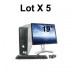 Lot Dell Optiplex 760 + Ecran TFT 19" + Clavier + Souris