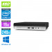 Pc de bureau HP ProDesk 400 G3 USDT reconditionné - i3 - 16Go - 240Go SSD - Windows10