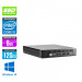 Pc de bureau HP EliteDesk 600 G1 desktop mini reconditionné - i5 - 8Go DDR4 - 120Go SSD - Windows 10 - Ecran 24