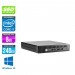 Pc de bureau HP EliteDesk 600 G1 desktop mini reconditionné - i7 - 8Go DDR4 - 240Go SSD - Windows 10