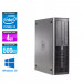 Pack pc bureau reconditionné - HP 6200 PRO SFF - Core i3 - 4 Go - 500 Go HDD - Écran 23" - Windows 10