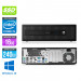 Pack PC bureau reconditionné - HP EliteDesk 800 G1 SFF - i5 - 16Go - 240Go SDD - Windows 10 + Ecran 24"