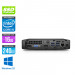 Pack pc de bureau HP EliteDesk 800 G2 USDT reconditionné + Ecran 22'' - i5 - 16Go - SSD 240Go - Windows 10