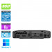 Pc de bureau HP EliteDesk 800 G4 DM reconditionné - i5 - 8Go DDR4 - 240Go SSD - Windows 11