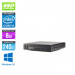 Pack ordinateur de bureau - HP EliteDesk 800 G1 DMreconditionné - i5 - 8Go - 240Go SSD - Windows 10 - Écran 20