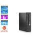 Ordinateur de bureau - HP EliteDesk 800 G1 USFF reconditionné - i5 - 8Go - 320Go HDD - Linux