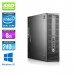 Pc de bureau HP EliteDesk 800 G2 SFF reconditionné - G440T - 8Go DDR4 - 240Go SSD - Windows 10