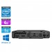 Pc de bureau HP EliteDesk 800 G3 DM reconditionné - i5 - 4Go DDR4 - 1TO HDD - Windows 10