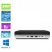 Pc de bureau HP EliteDesk 800 G3 DM reconditionné - i5 - 8Go DDR4 - 240Go SSD - Windows 10 + Écran 22"