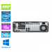 Pc de bureau HP EliteDesk 800 G3 SFF reconditionné - i7 - 16Go DDR4 - 240GO SSD - Windows 10