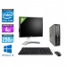 HP Elite 8200 SFF + Ecran 19" - Intel G840 - 4Go - 250Go - Windows 10