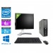 HP Elite 8200 SFF + Ecran 19" - Intel G840 - 4Go - 2To - Windows 10